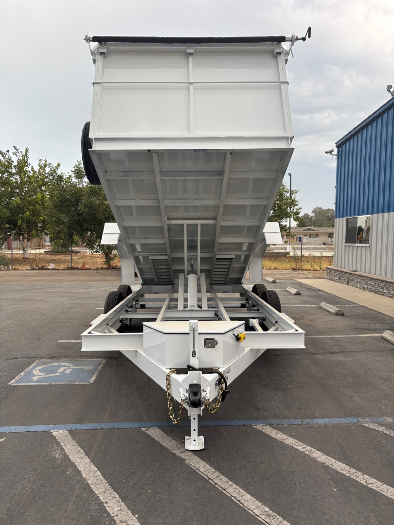 New 2025 Tru 7'x16'x4' Bumper Pull Dump Trailer 14k