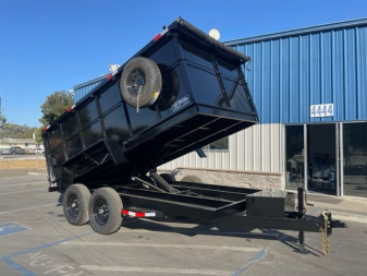 New 2025 Tru 7'x14'x4' Dump Trailer 14k