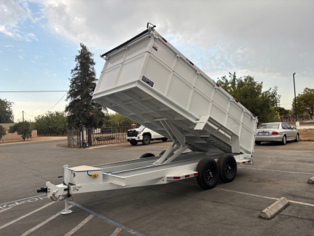 New 2025 Tru 7'x16'x4' Bumper Pull Dump Trailer 14k