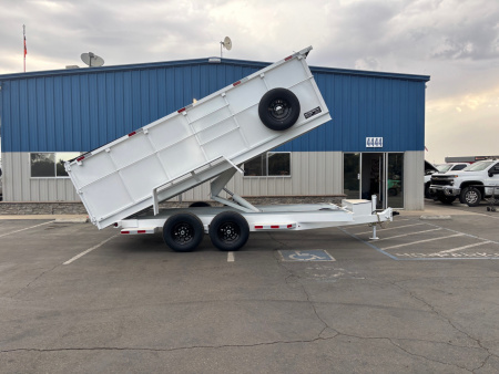 New 2025 Tru 7'x16'x4' Bumper Pull Dump Trailer 14k