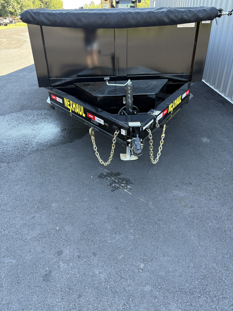 New 2025 Nexhaul 83x14 Scissor Lift Dump Trailer