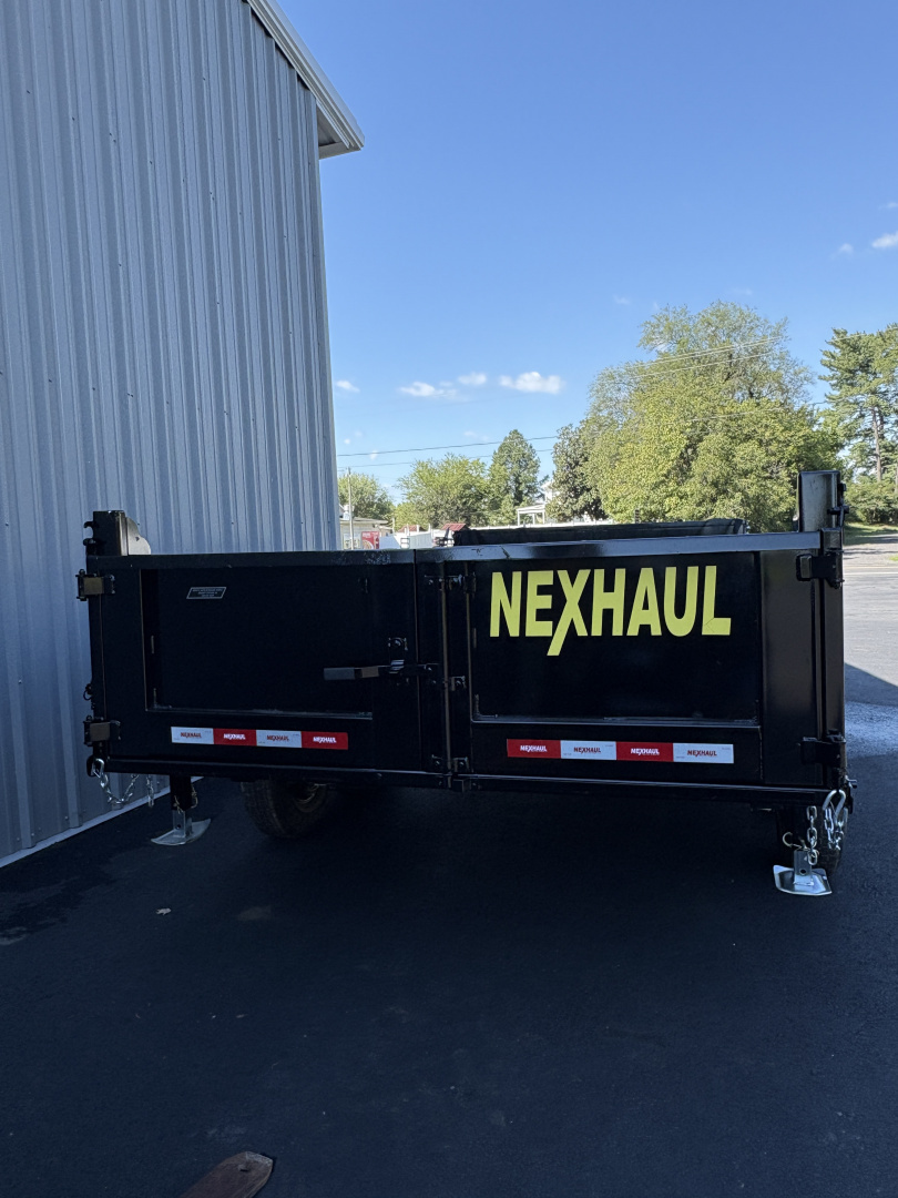 New 2025 Nexhaul 83x14 Scissor Lift Dump Trailer