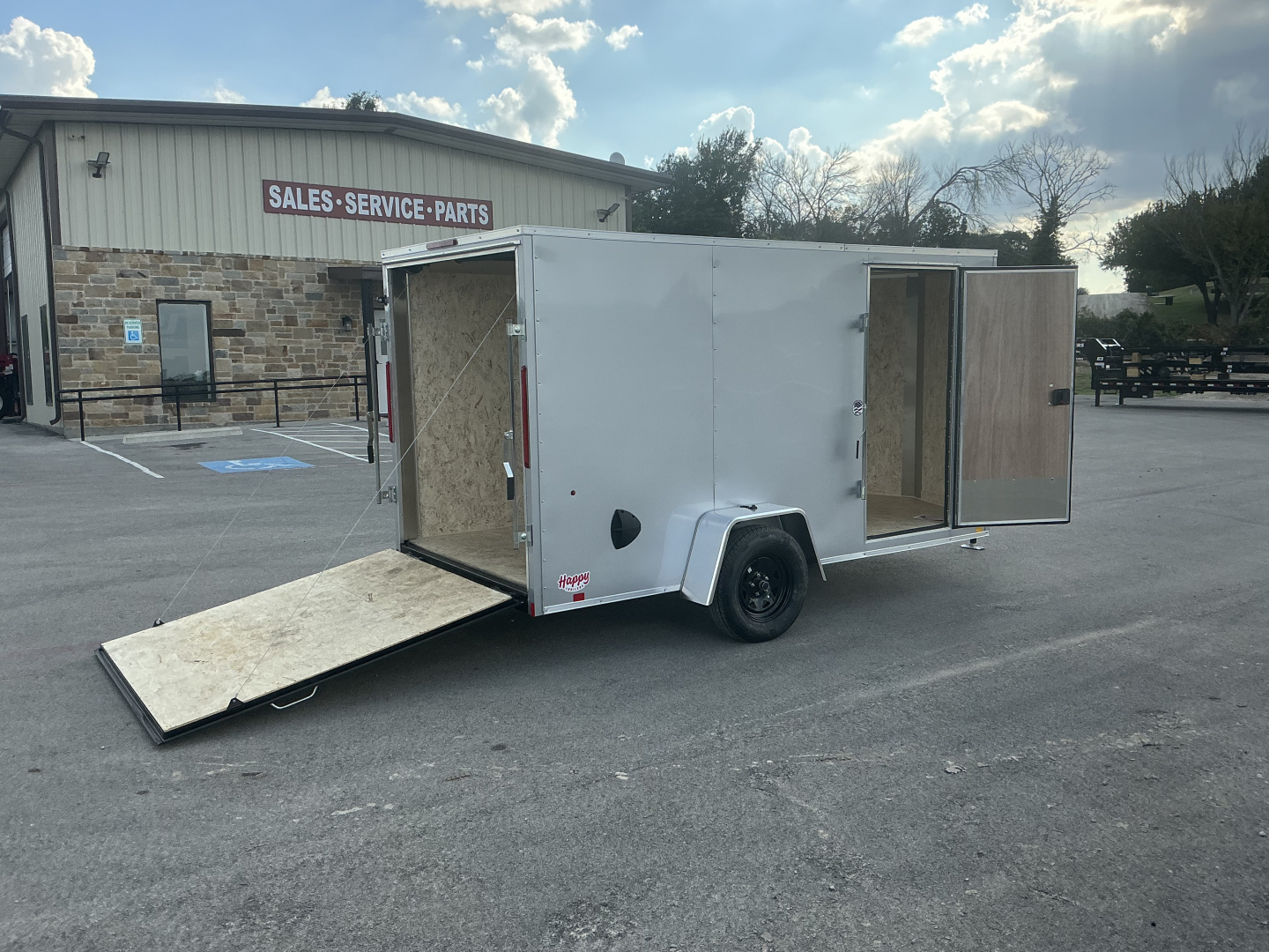 New 2026 Compass 6'x12' Enclosed Cargo Trailer - Indigo DLX