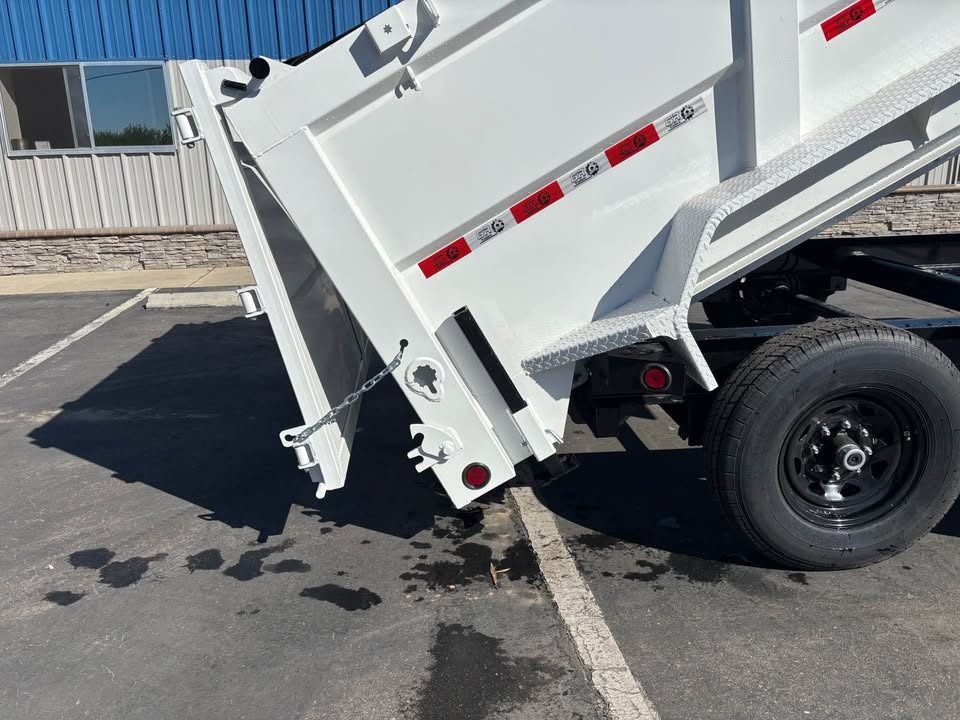 New GR 7'x16'x 42 Inch Walls 8 Inch I-Beam Low-Profile Design Dump Trailer 14k