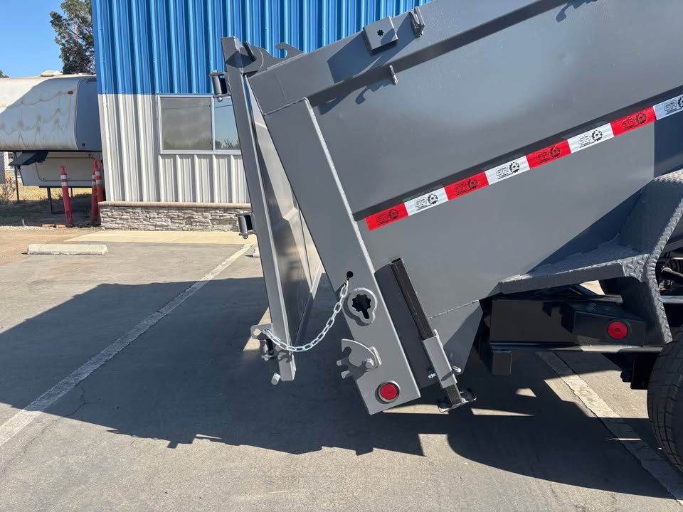New GR 7'x16'x 42 Inch Walls 8 Inch I-Beam Low-Profile Design Dump Trailer 14k