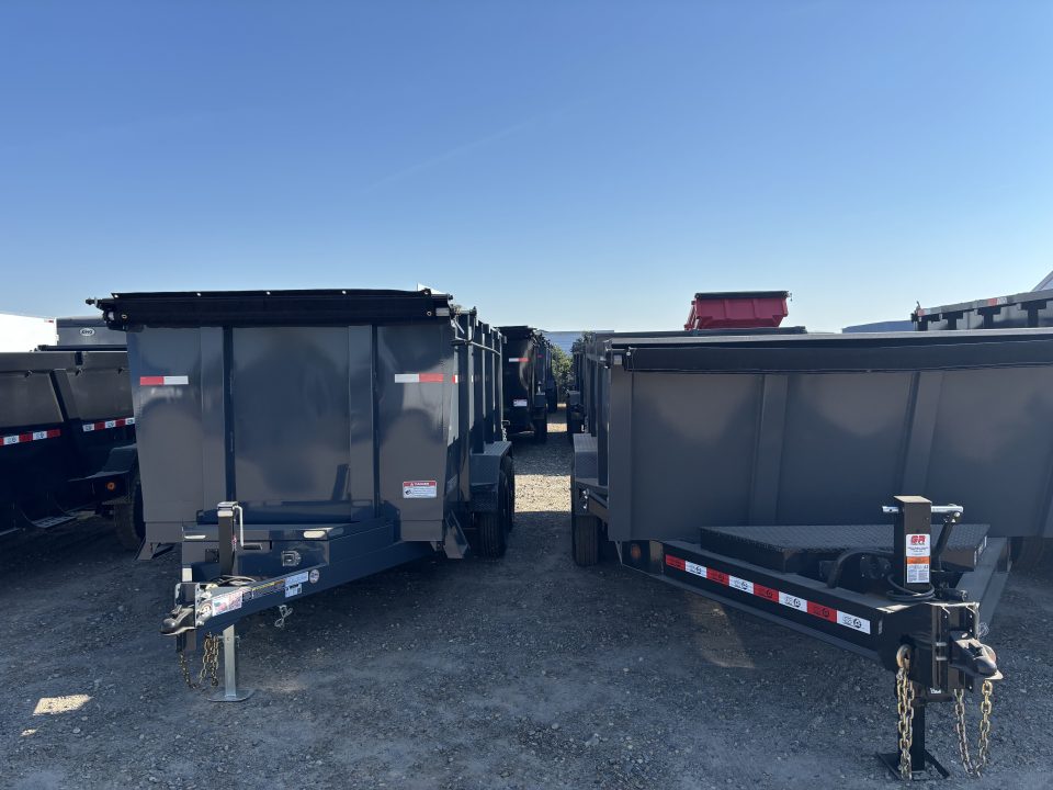 New GR 7'x16'x 42 Inch Walls 8 Inch I-Beam Low-Profile Design Dump Trailer 14k