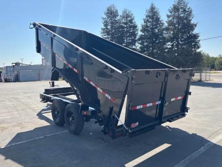New GR 7'x16'x 42 Inch Walls 8 Inch I-Beam Low-Profile Design Dump Trailer 14k