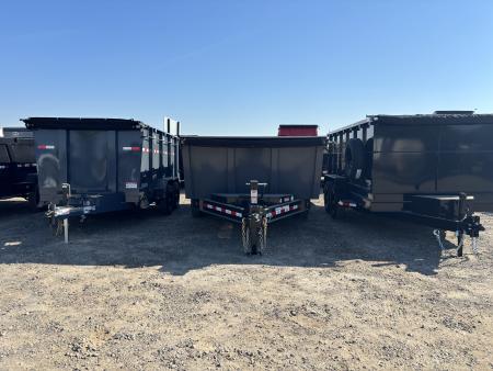 New GR 7'x16'x 42 Inch Walls 8 Inch I-Beam Low-Profile Design Dump Trailer 14k