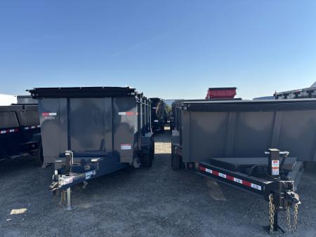 New GR 7'x16'x 42 Inch Walls 8 Inch I-Beam Low-Profile Design Dump Trailer 14k