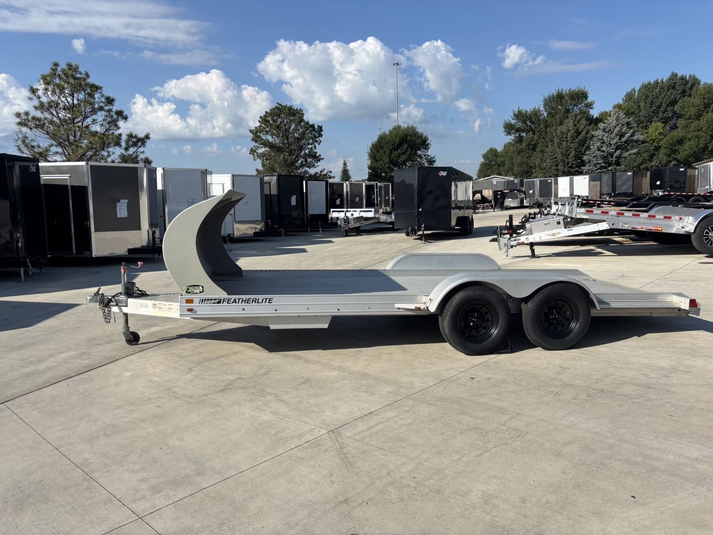 Used 2006 Featherlite Trailers 7916 Flatbed Trailer