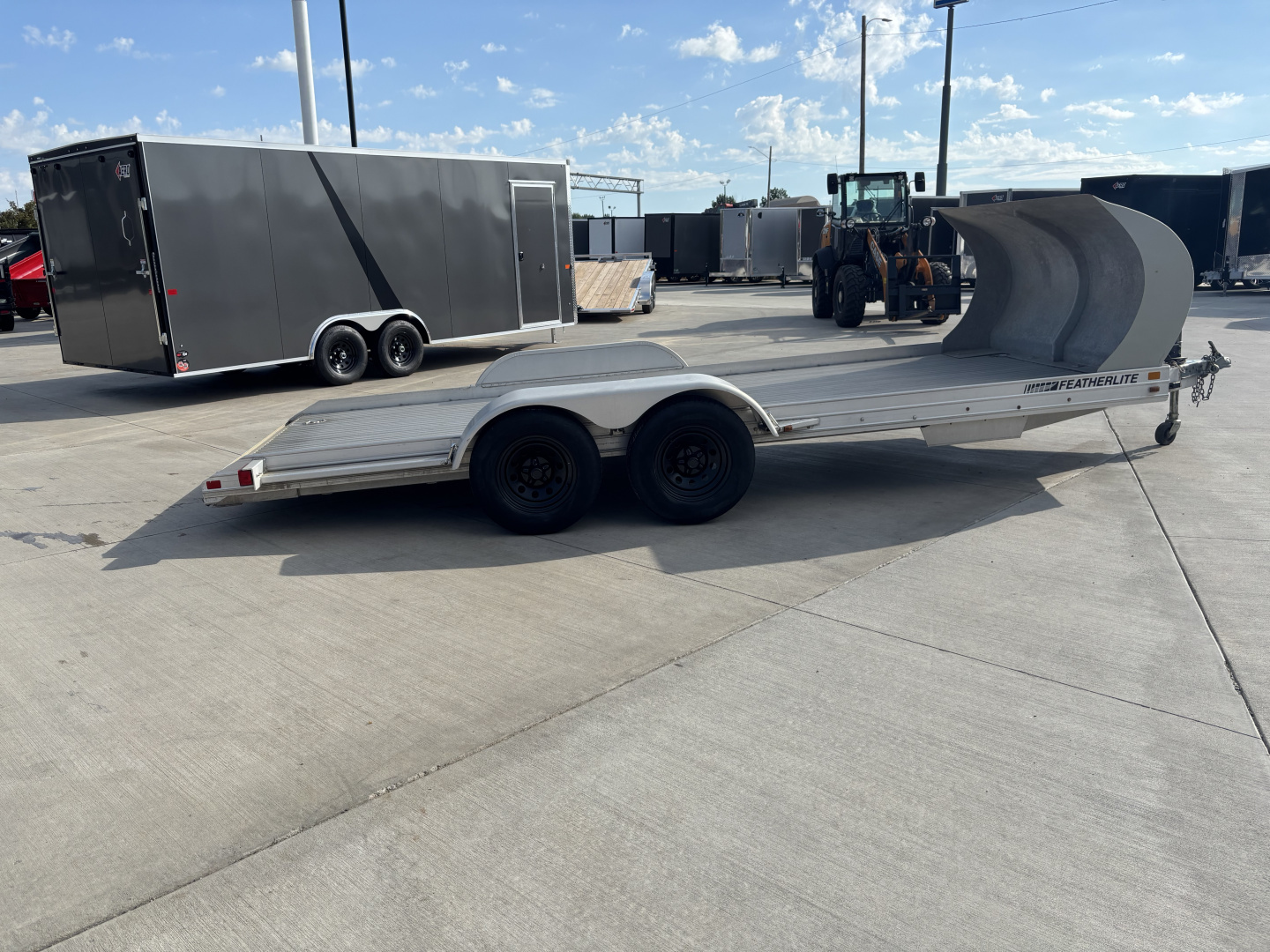 Used 2006 Featherlite Trailers 7916 Flatbed Trailer