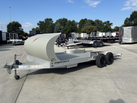 Used 2006 Featherlite Trailers 7916 Flatbed Trailer
