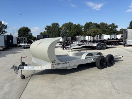 Used 2006 Featherlite Trailers 7916 Flatbed Trailer