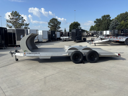 Used 2006 Featherlite Trailers 7916 Flatbed Trailer