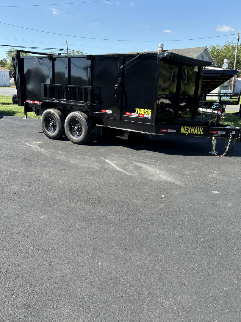New 2026 Nexhaul 83x14 Lightning w/ 4' Walls Dump Trailer