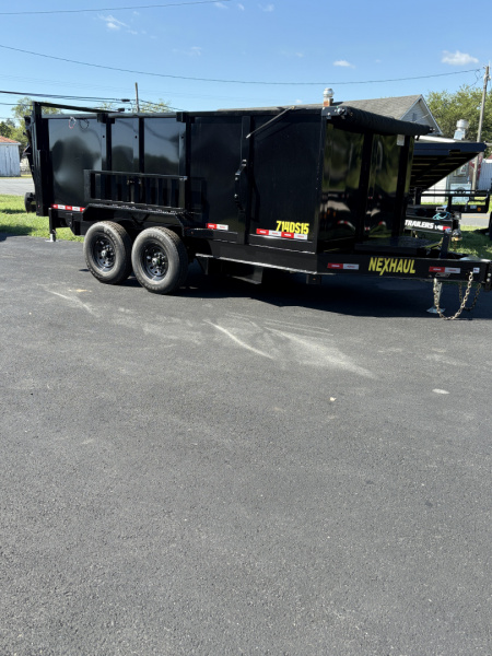 New 2026 Nexhaul 83x14 Lightning w/ 4' Walls Dump Trailer