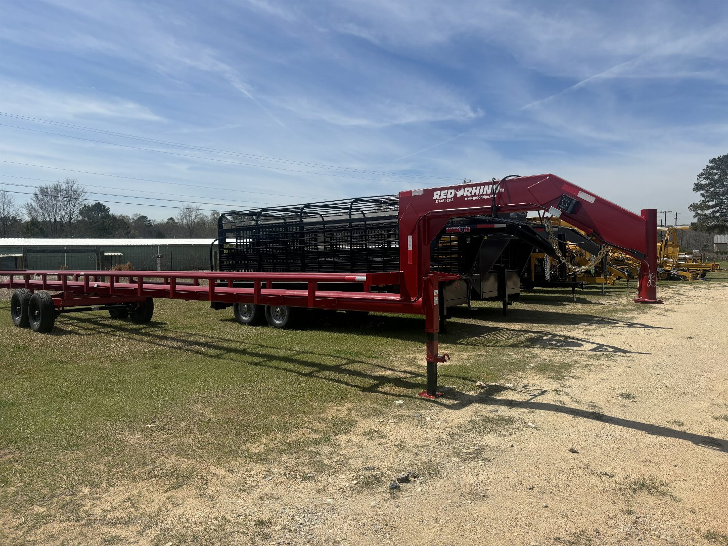 New 2025 Red Rhino Trailers 36' HAY TRAILER Hay Trailer