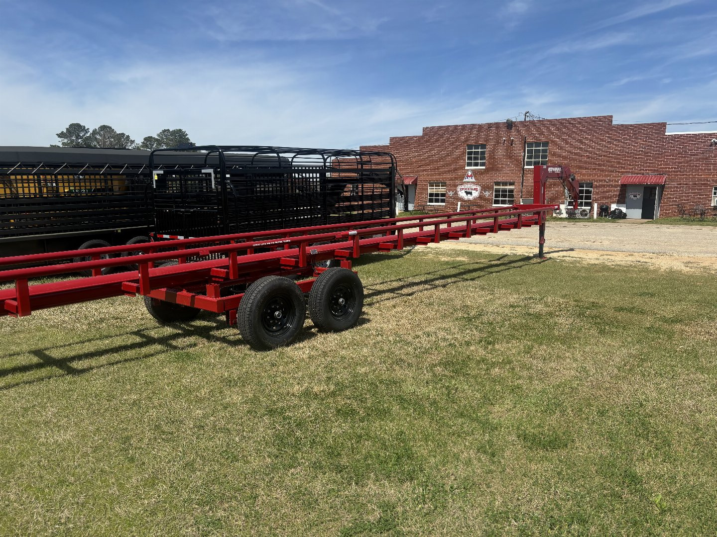 New 2025 Red Rhino Trailers 36' HAY TRAILER Hay Trailer