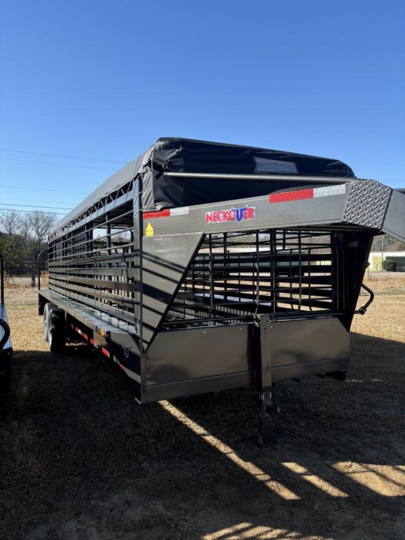 New 2024 Neckover Trailers 24x6'8" Stock / Stock Combo Trailer