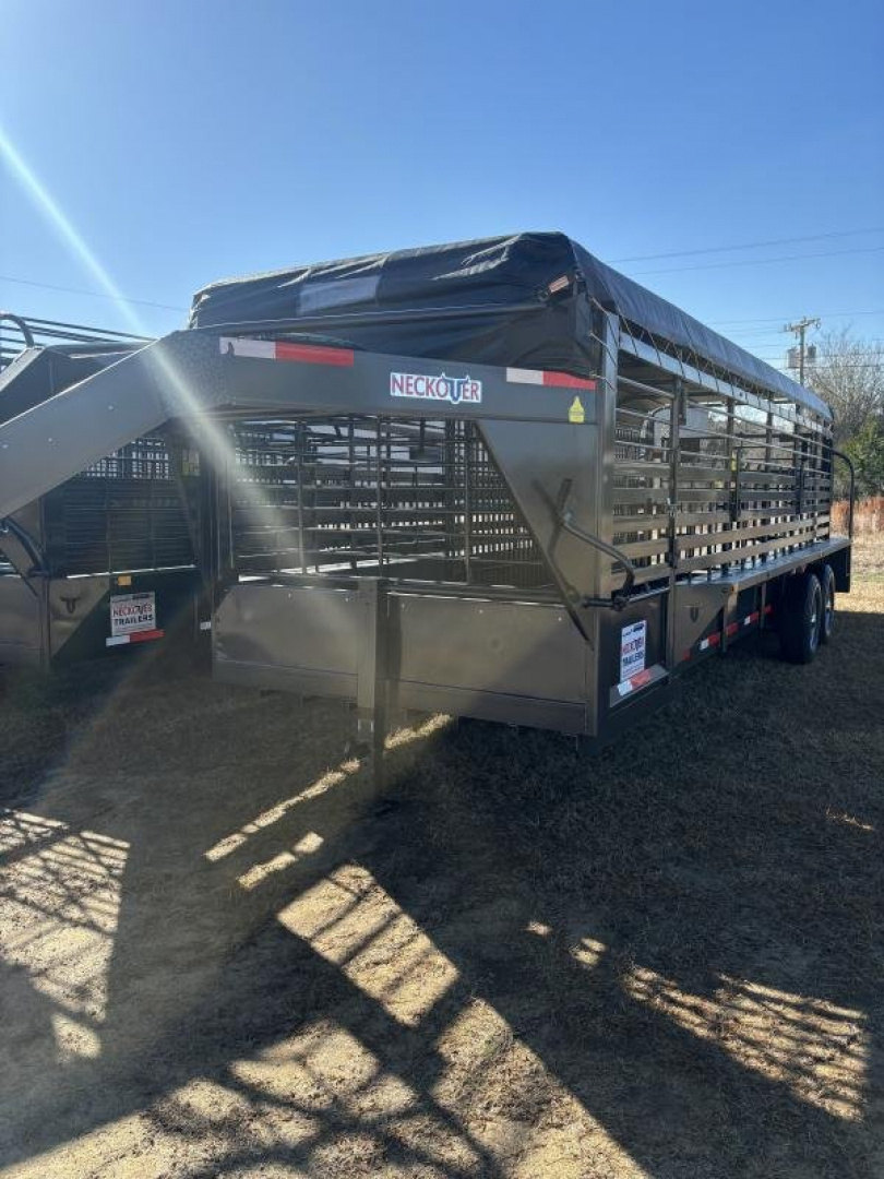 New 2024 Neckover Trailers 24x6'8" Stock / Stock Combo Trailer