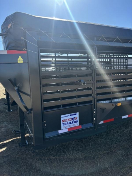 New 2024 Neckover Trailers 24x6'8" Stock / Stock Combo Trailer