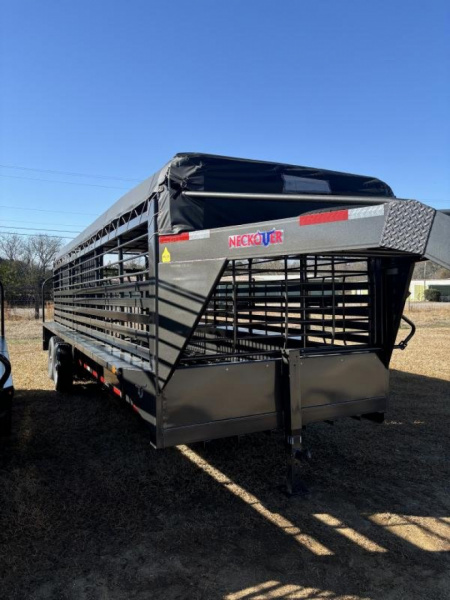 New 2024 Neckover Trailers 24x6'8  Stock / Stock Combo Trailer