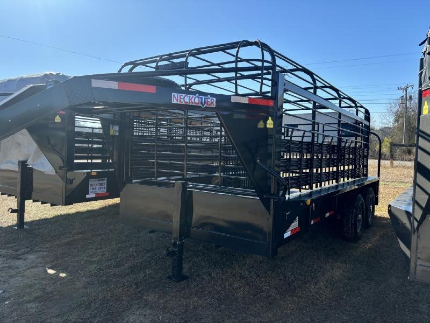 New 2024 Neckover Trailers 16x6’8” Gooseneck Trailer Stock / Stock Combo Trailer