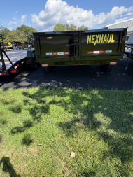 New 2026 Nexhaul 83"x14' Contractor Telescopic Dump Trailer