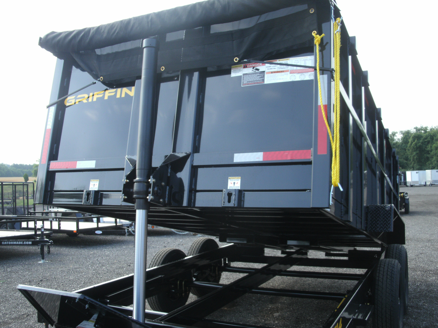 New 2026 Griffin Trailers 82 x 14 - 4' sides Dump Dump Trailer