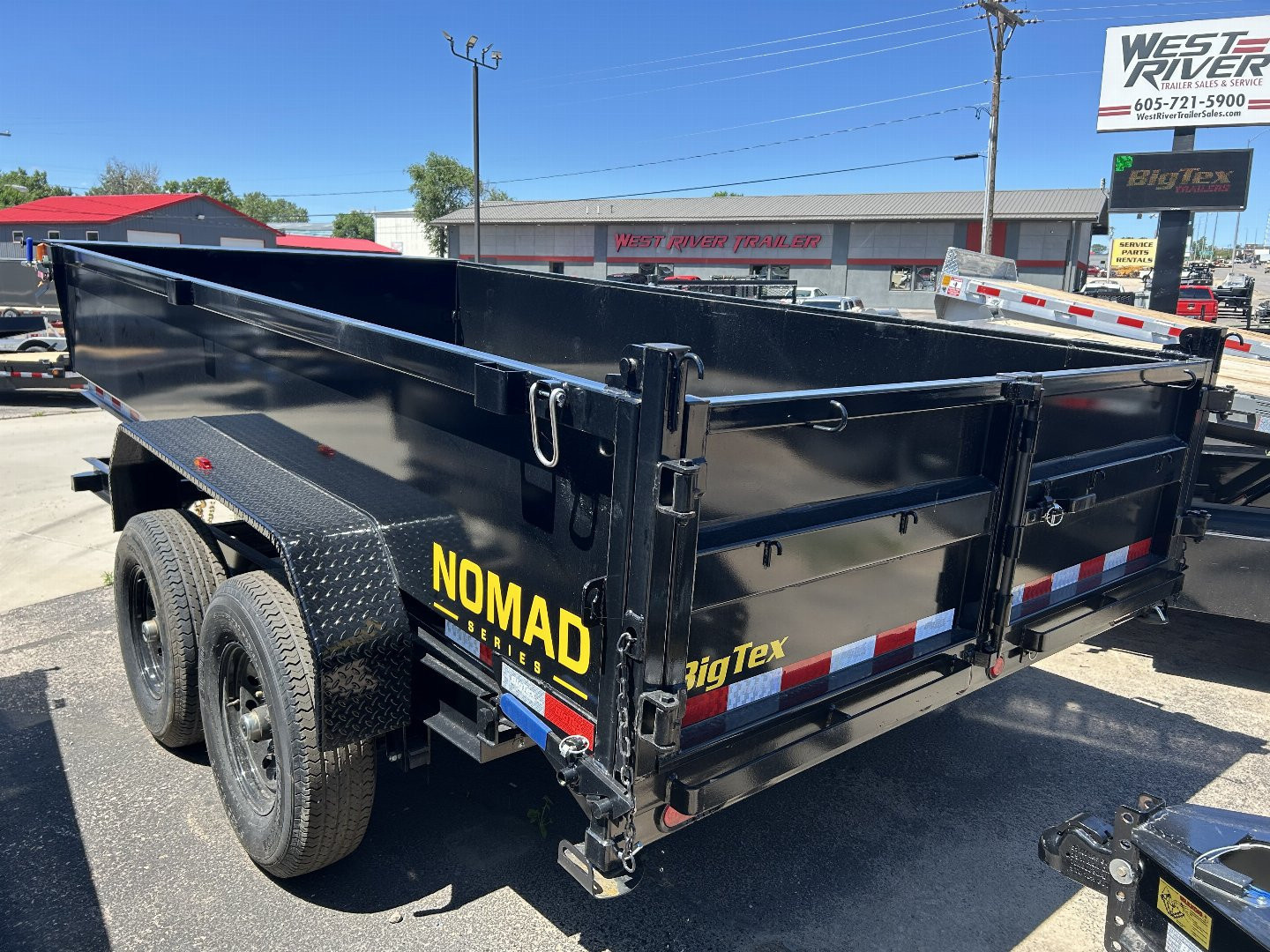 New 2026 Big Tex Trailers 14LX-14C2A-BK Dump Trailer