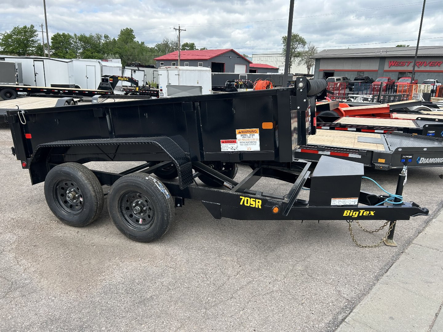 New 2026 Big Tex Trailers 70SR-10-5WDD Dump Trailer