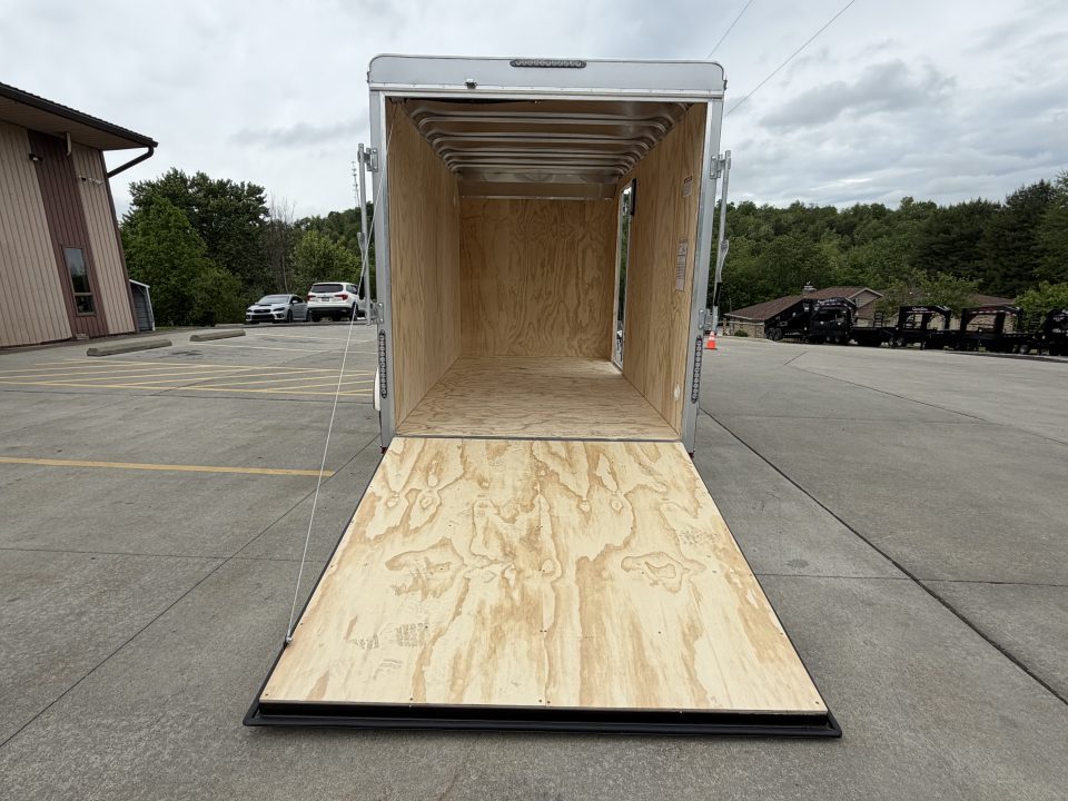 New 2026 Car Mate Trailers 6x12 Sportster Enclosed Trailer - Black w/ Ramp - 2990# GVWR