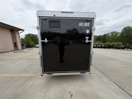 New 2026 Car Mate Trailers 6x12 Sportster Enclosed Trailer - Black w/ Ramp - 2990# GVWR