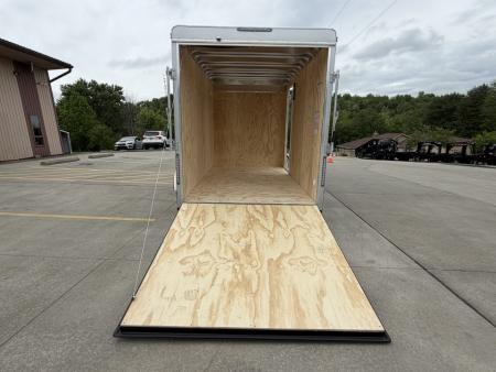 New 2026 Car Mate Trailers 6x12 Sportster Enclosed Trailer - Black w/ Ramp - 2990# GVWR