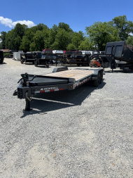 New 2026 Iron Bull EWB Series Equipment Trailer / 83"x24 / 2-7,000# Electric Brake Axles / Rampage Ramps / Jumbo Toolbox
