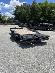 New 2026 Iron Bull EWB Series Equipment Trailer / 83"x24 / 2-7,000# Electric Brake Axles / Rampage Ramps / Jumbo Toolbox