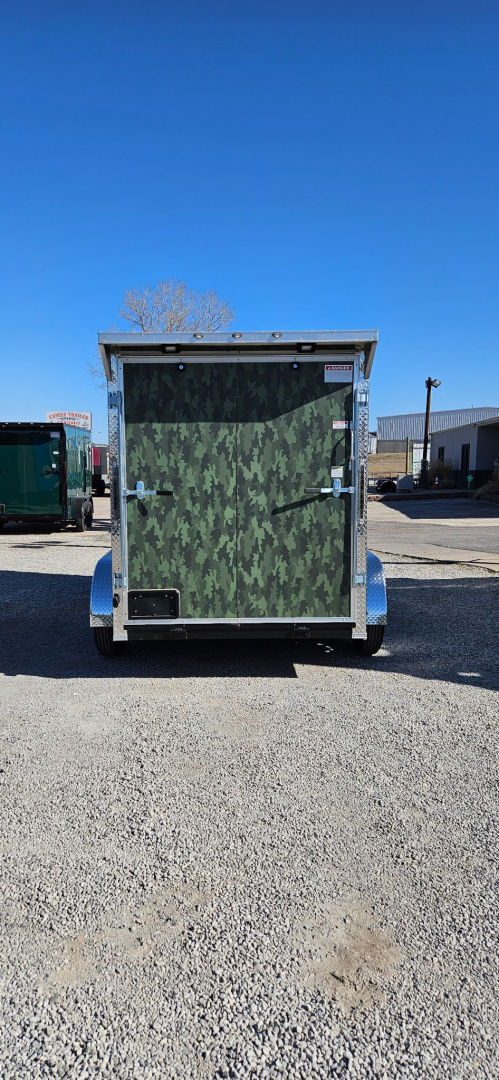 New 2025 Family Trailer 6x12 TandemAxles Cargo / Enclosed Trailer-Screwless Exterior-Rear Spoiler