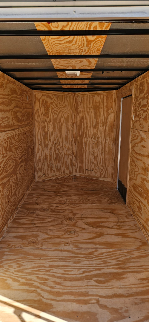 New 2025 Family Trailer 6x12 TandemAxles Cargo / Enclosed Trailer-Screwless Exterior-Rear Spoiler