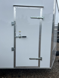 New 2025 Family Trailer 8.5x16 Tandem A xles-5200lbs axles - Cargo / Enclosed Trailer-Screwless Exterior-Rear Spoiler w/ Liights