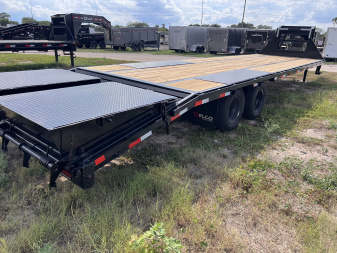 New 2026 Delco Trailers 102x32ft Gooseneck Flatbed Trailer