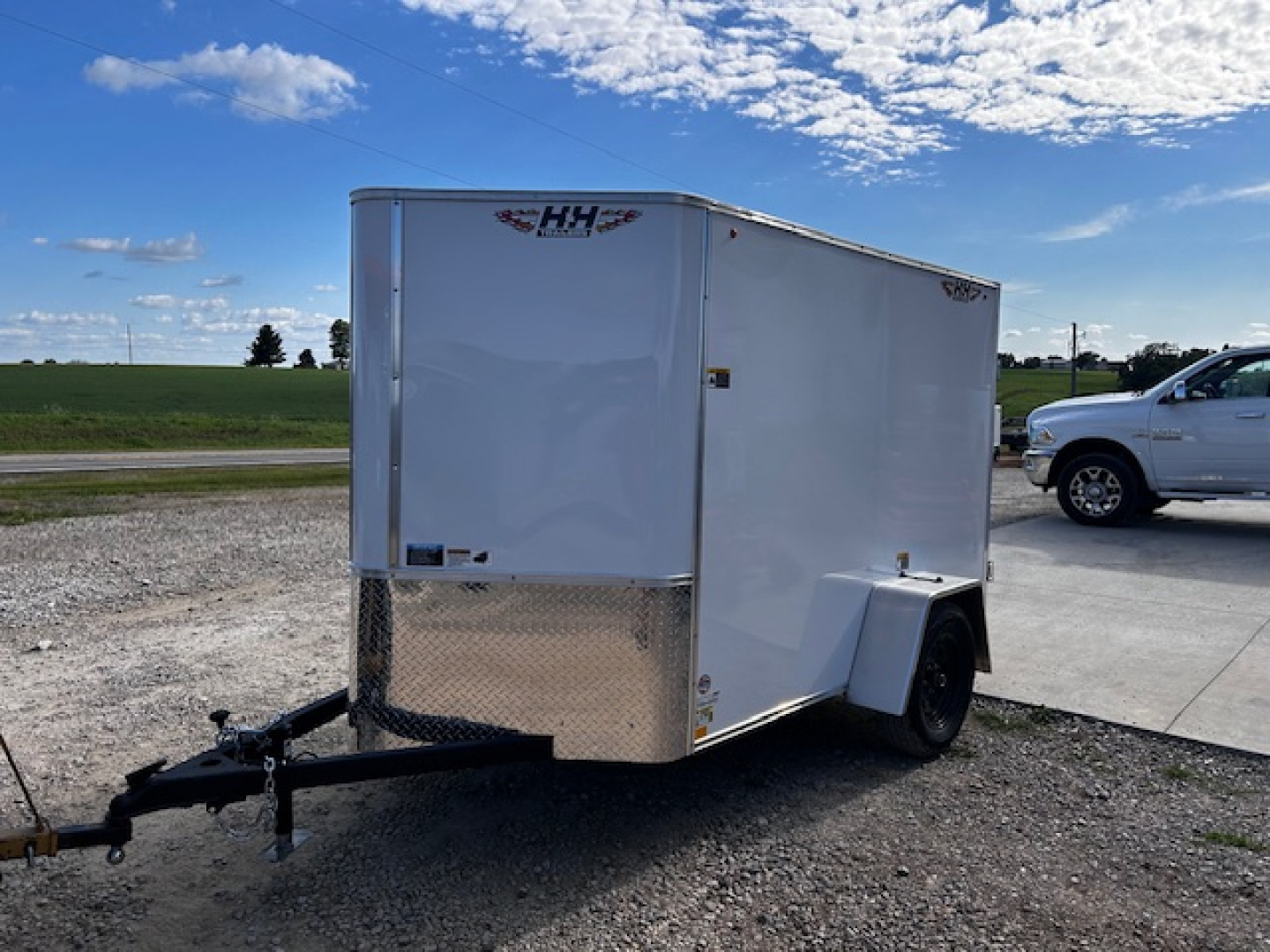 New 2026 H&H Trailers 5X8 ENCLOSED CARGO RAMP DOOR Cargo / Enclosed Trailer