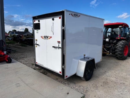 New 2026 H&H Trailers 5X8 ENCLOSED CARGO RAMP DOOR Cargo / Enclosed Trailer