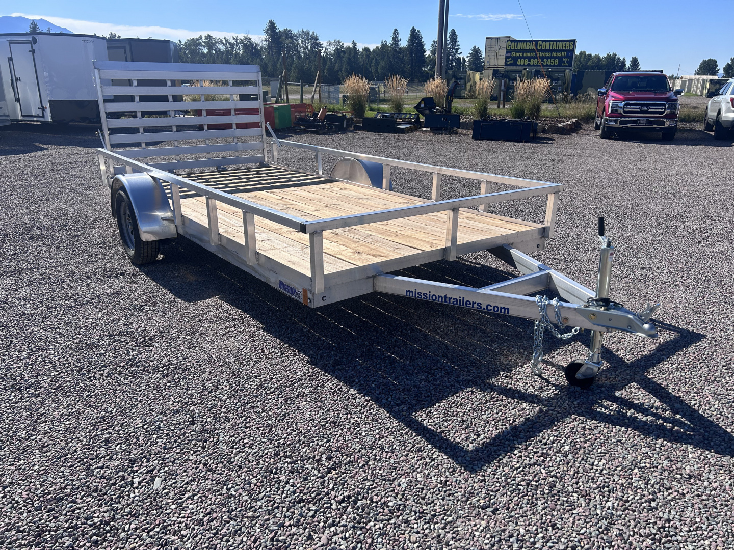 New 2025 Mission 14' X 80" Utility Trailer