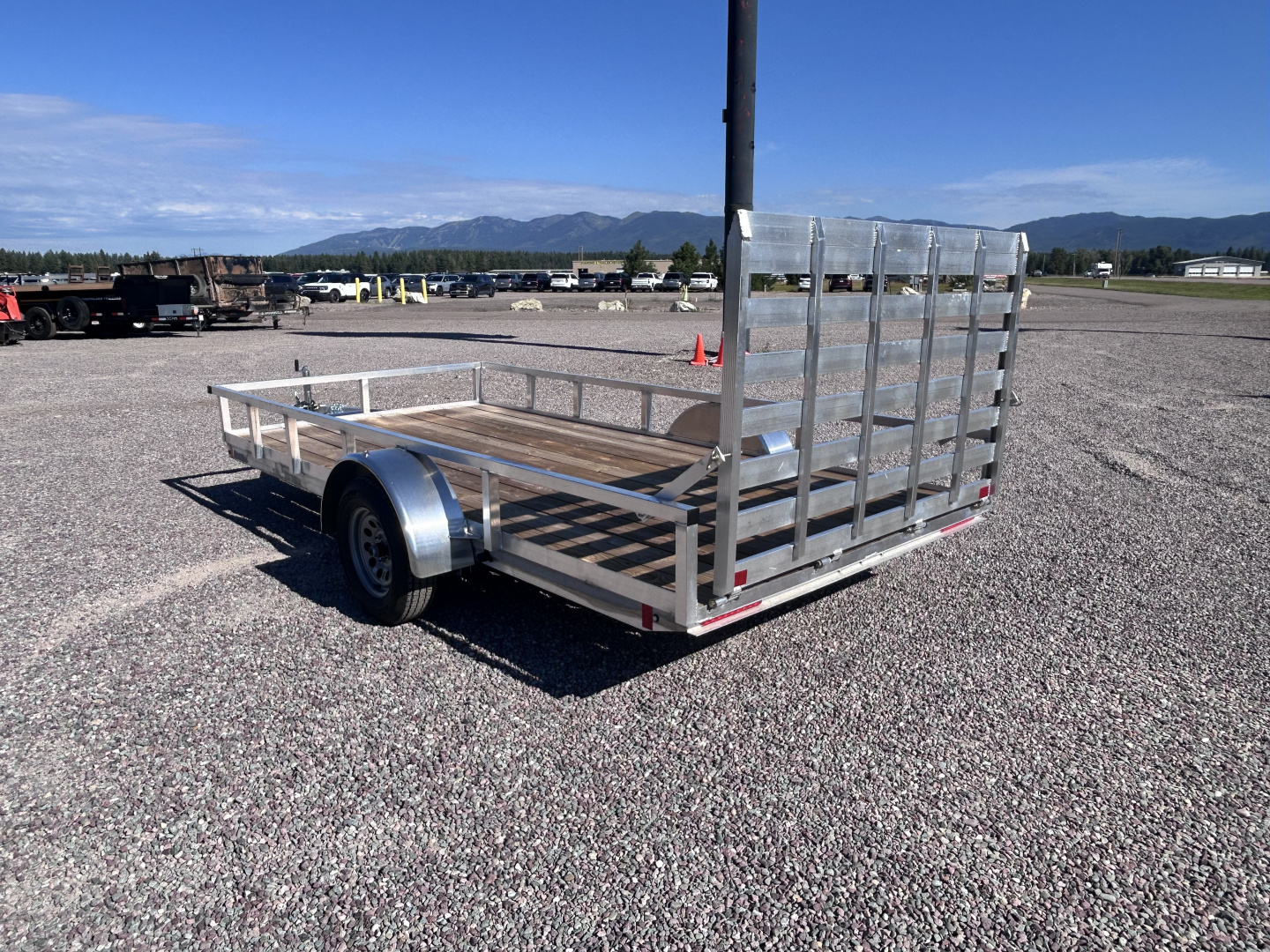 New 2025 Mission 14' X 80" Utility Trailer