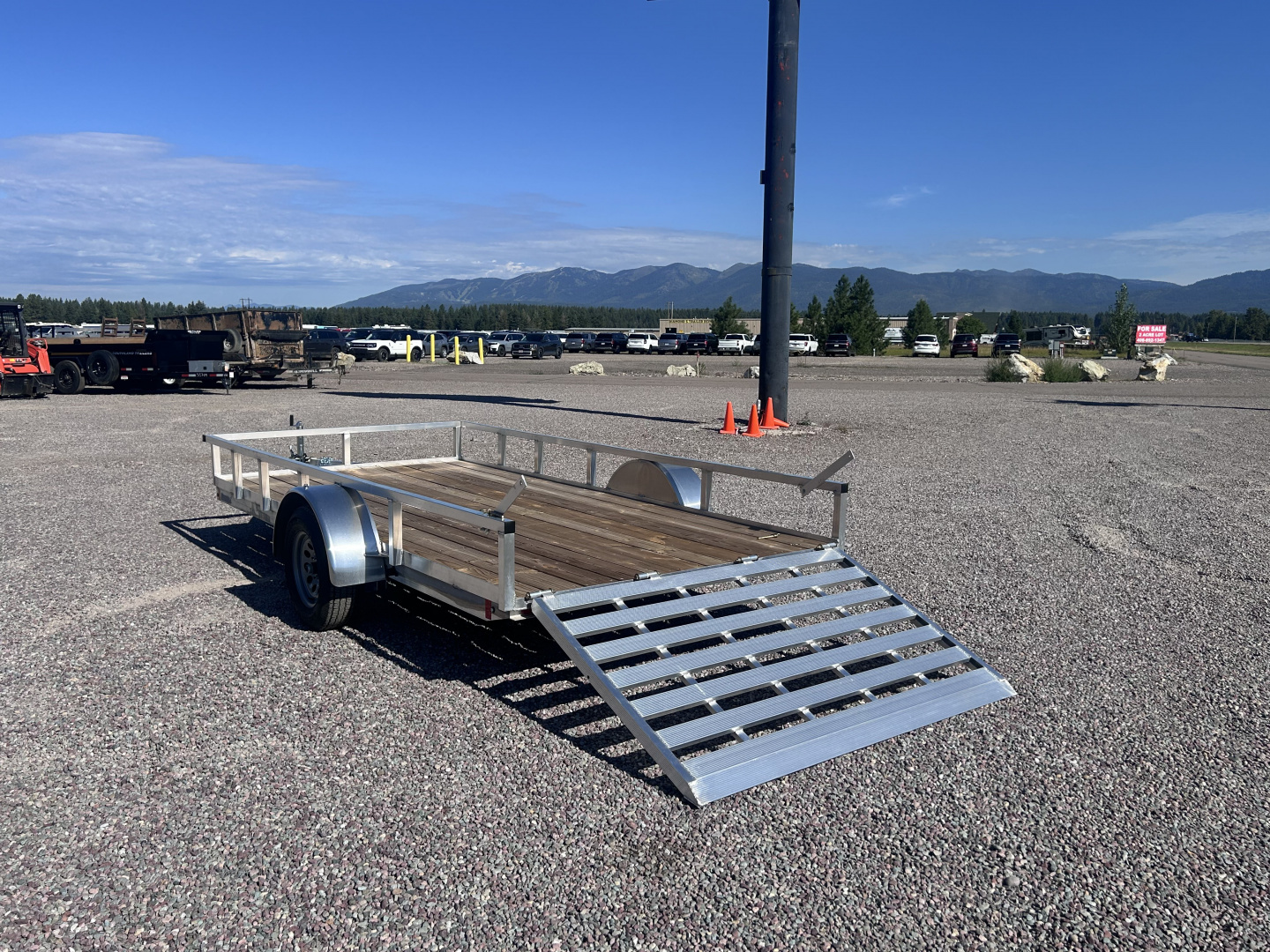 New 2025 Mission 14' X 80" Utility Trailer