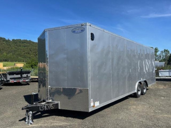 New ENCLOSED CAR HAULER CARGO BOX 2026 Continental VHW8524TA3 8.5X24 10K TRAILER