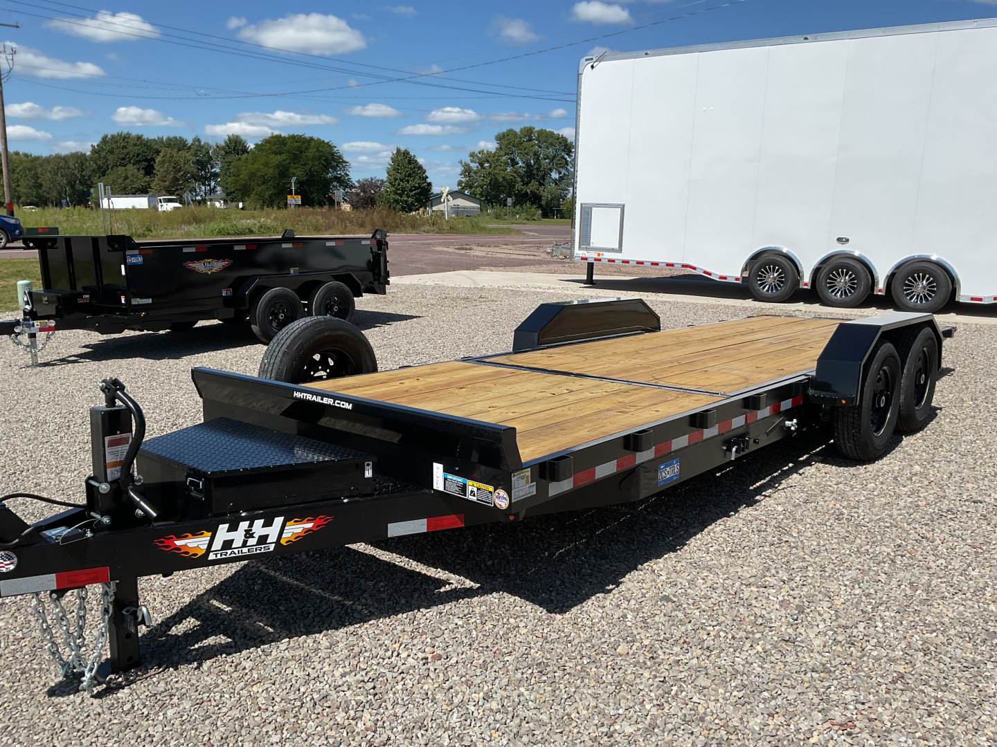 New 2026 H&H Trailers H16+6GTL-140 Tilt Trailer