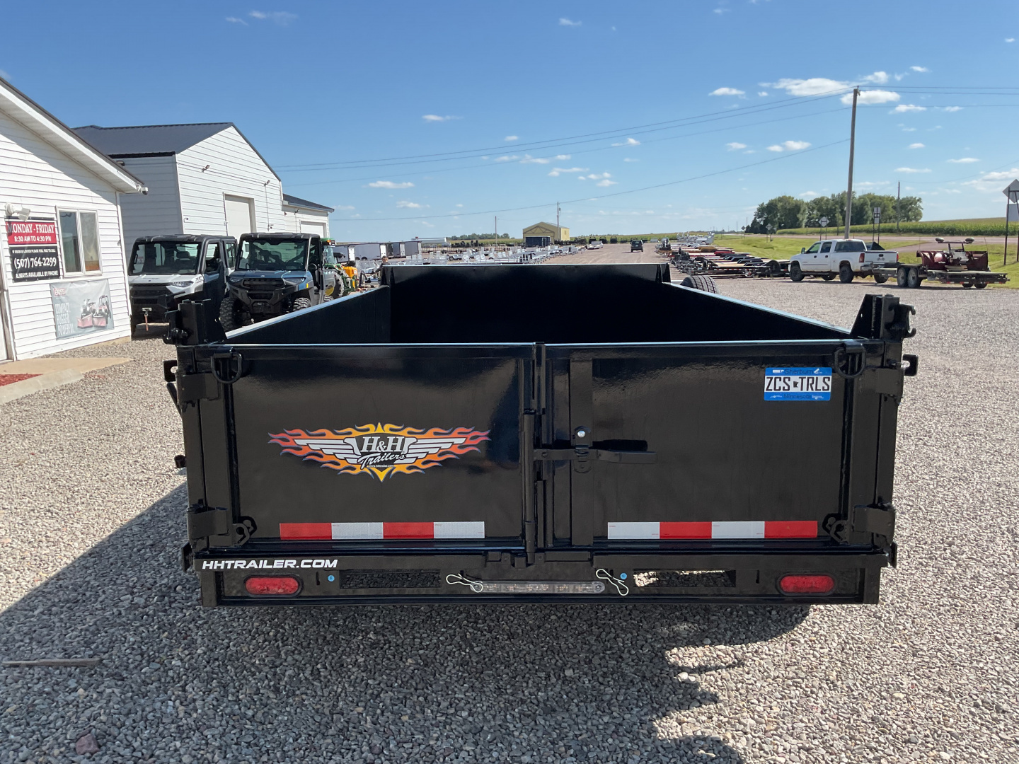 New 2025 H&H Trailers H7612UD-24-100 Dump Trailer