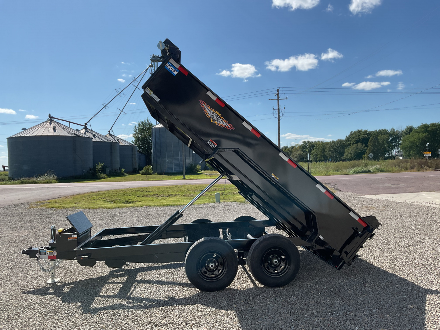 New 2025 H&H Trailers H7612UD-24-100 Dump Trailer