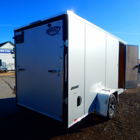 New 2026 Impact Trailers 6x12 3k Quake Cargo / Enclosed Trailer